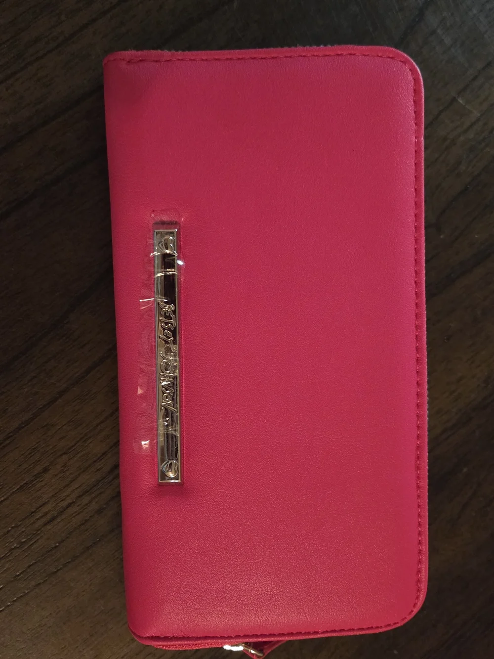 NWT Betsey Johnson Pink Bow Clutch Wallet